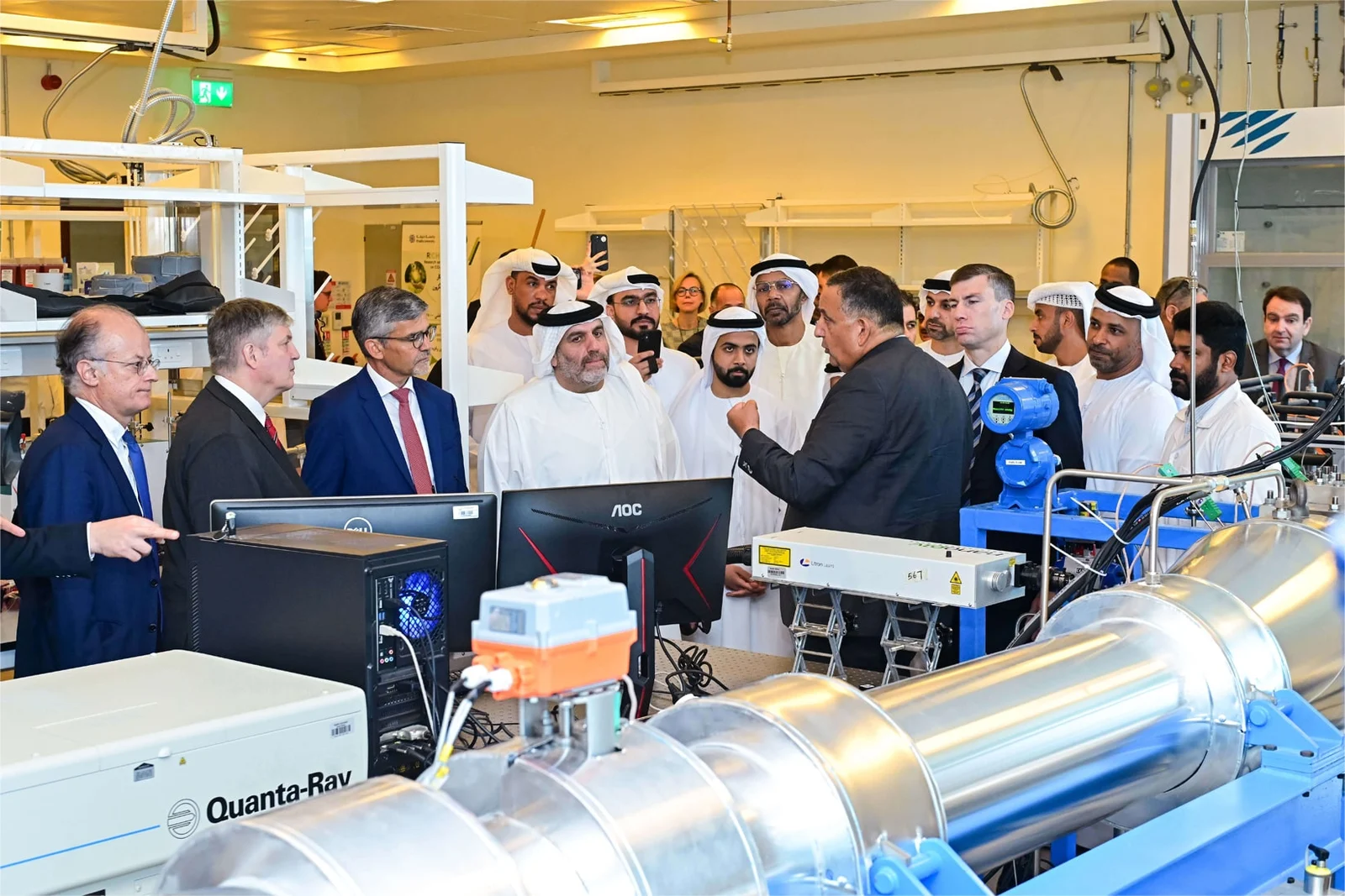 Opening of the ATD-built high-pressure combustion centre at Khalifa University